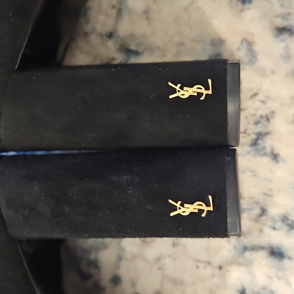 Saint Laurent Paris LouLou Suede Zipped Ankle Boots - 41 - Picture 7 of 9